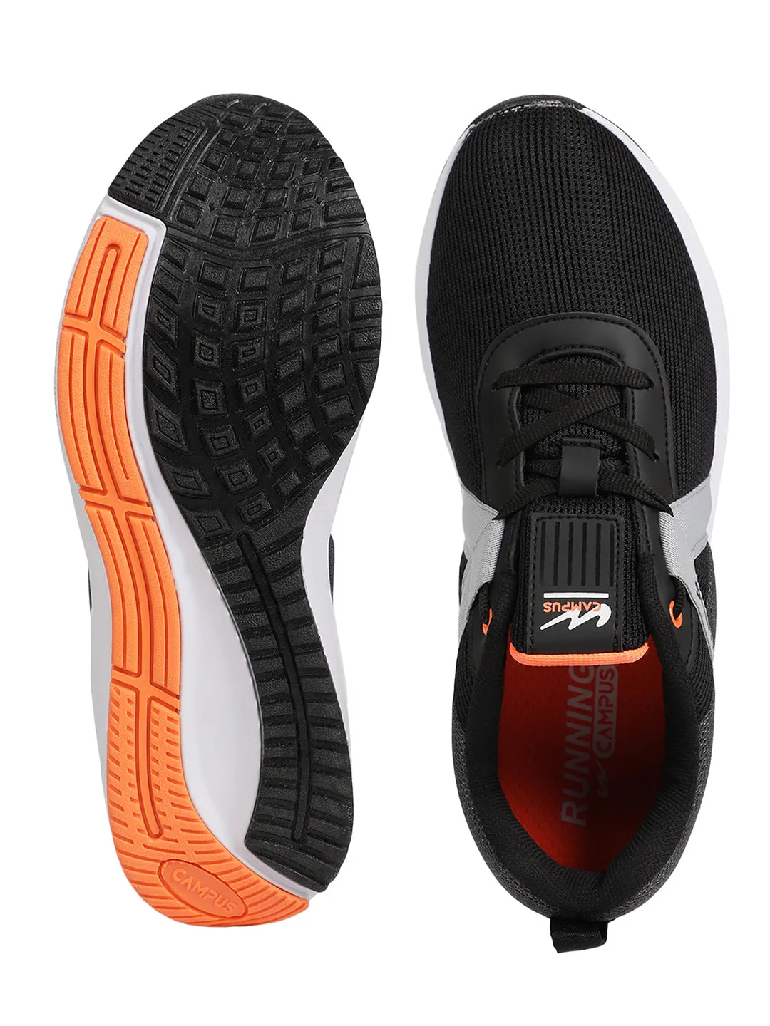 CAMP TWIST Black Men's Running Shoes