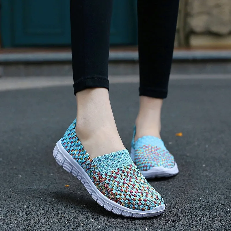 Comelyy Comfortable Flat Woven Casual Shoes