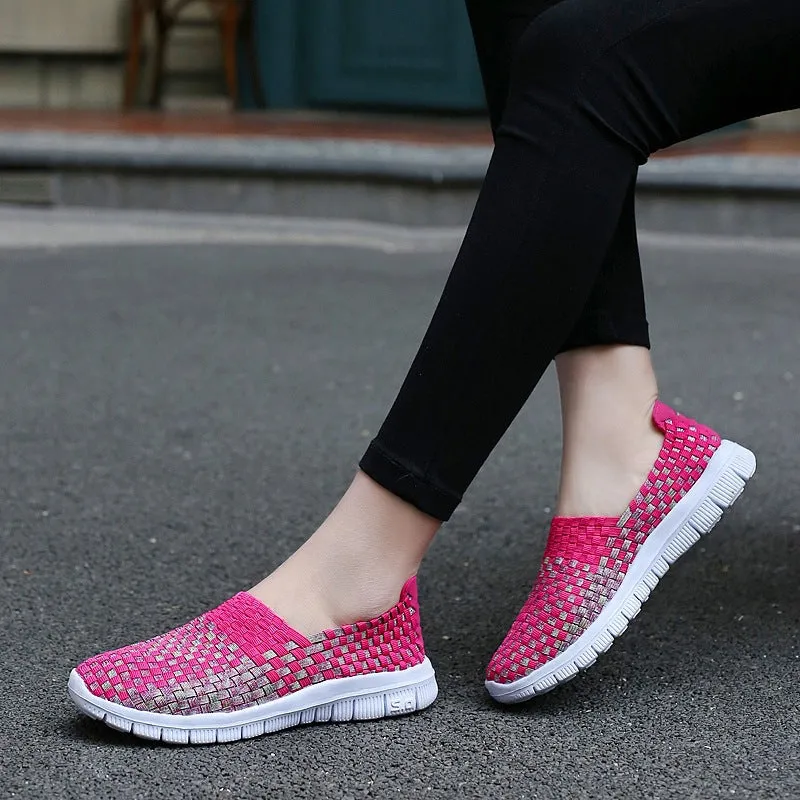 Comelyy Comfortable Flat Woven Casual Shoes