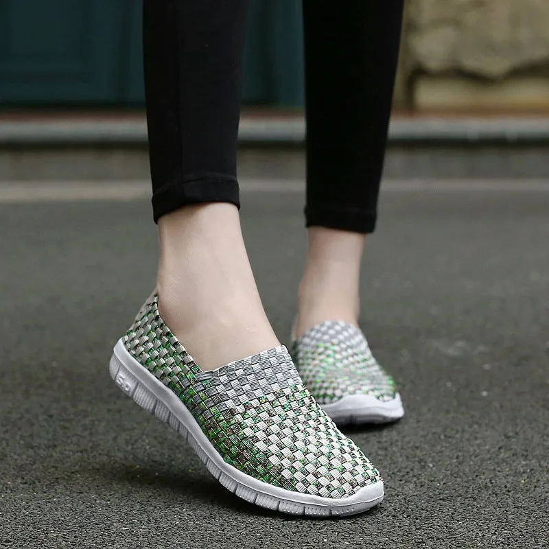 Comelyy Comfortable Flat Woven Casual Shoes