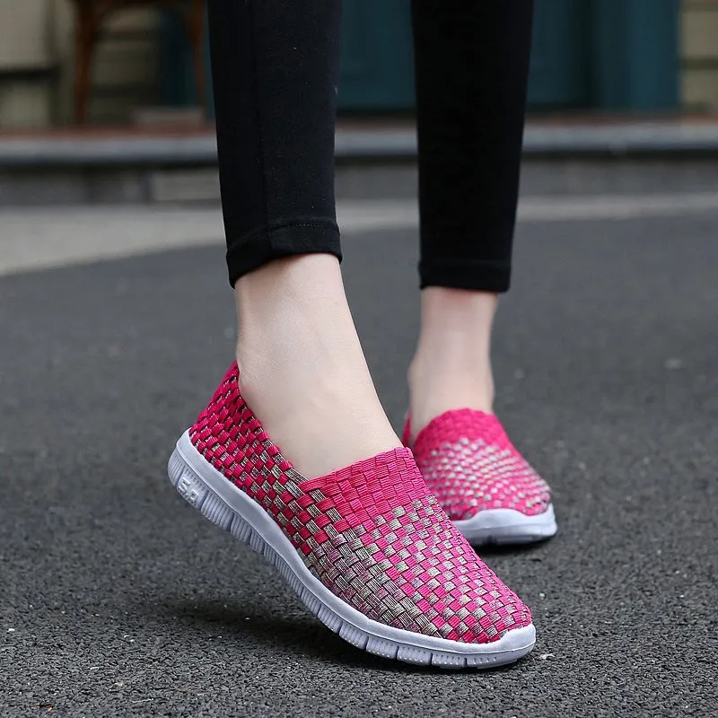 Comelyy Comfortable Flat Woven Casual Shoes