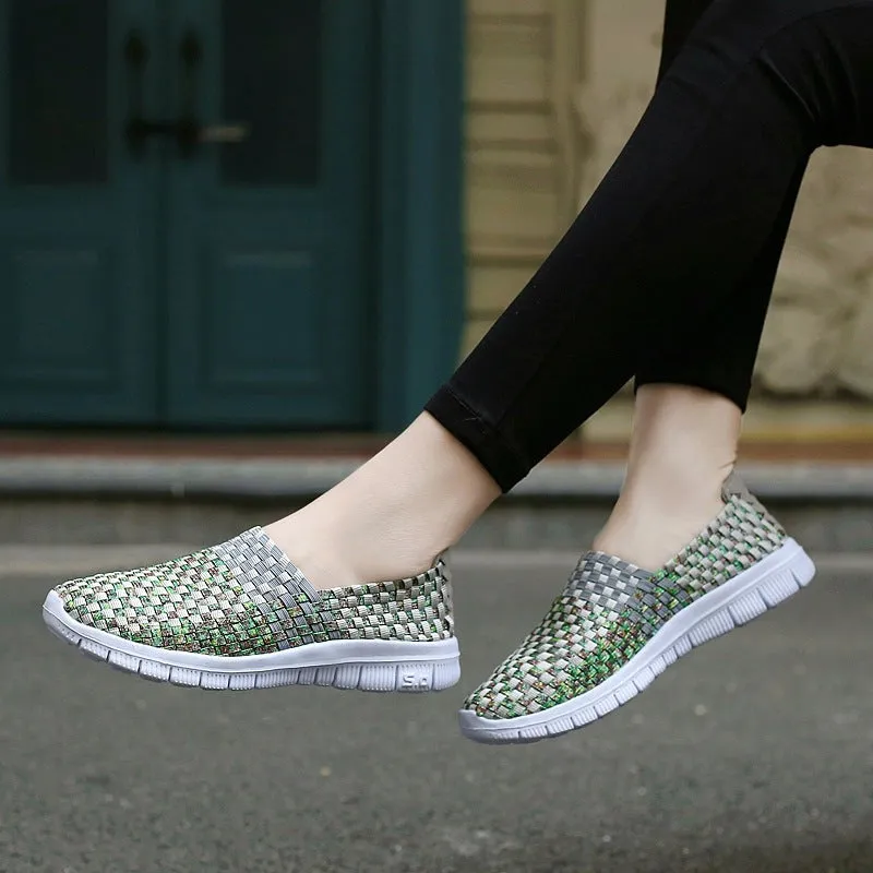 Comelyy Comfortable Flat Woven Casual Shoes