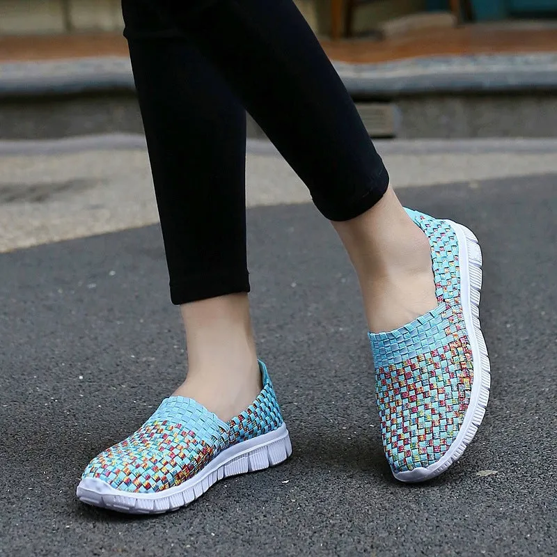 Comelyy Comfortable Flat Woven Casual Shoes