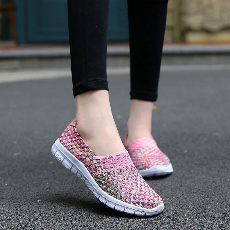 Comelyy Comfortable Flat Woven Casual Shoes