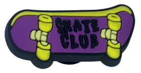 Crocs Jibbitz Skateboard "Skate Club" Charm