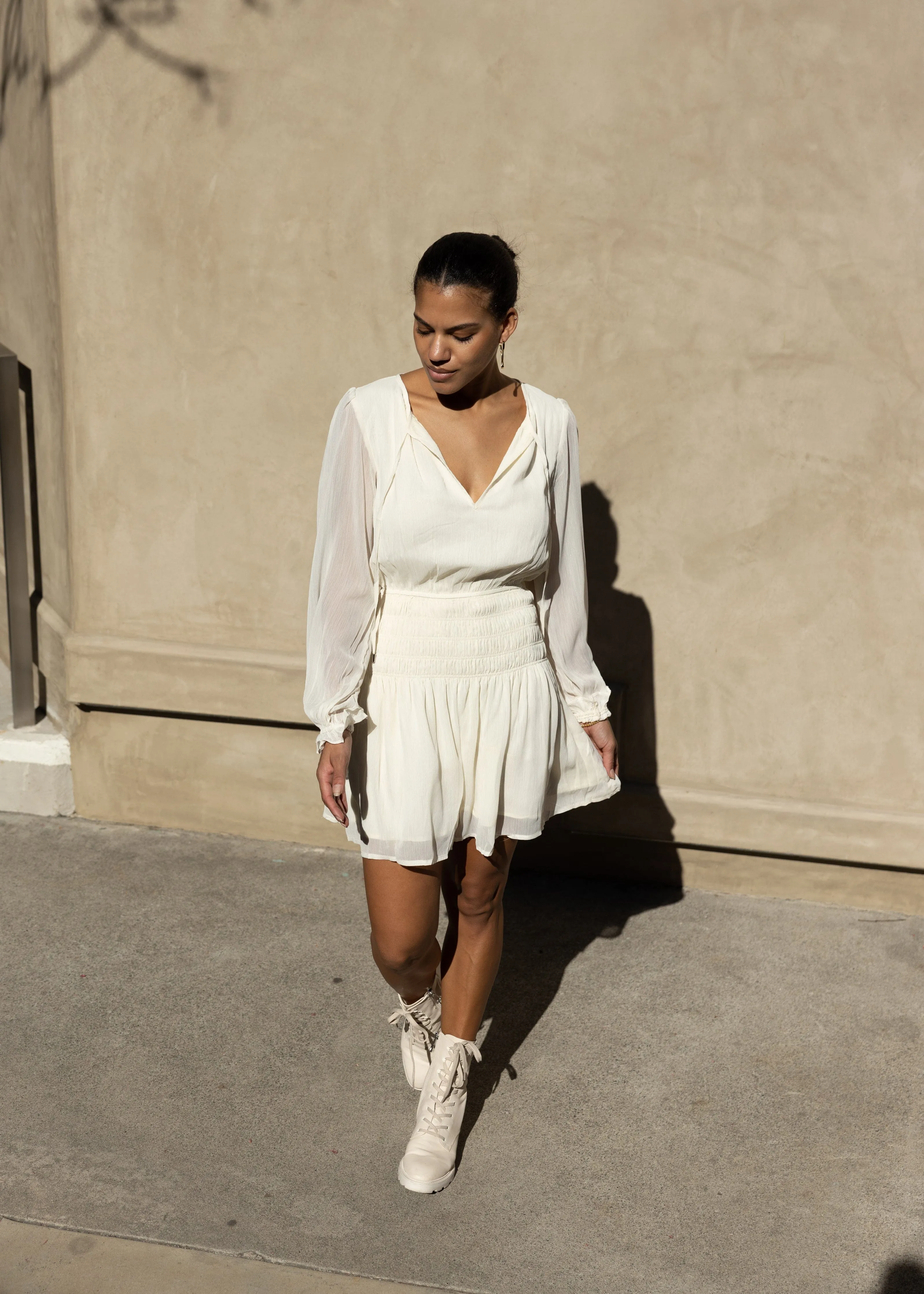 Cypress Crepe Chiffon Dress
