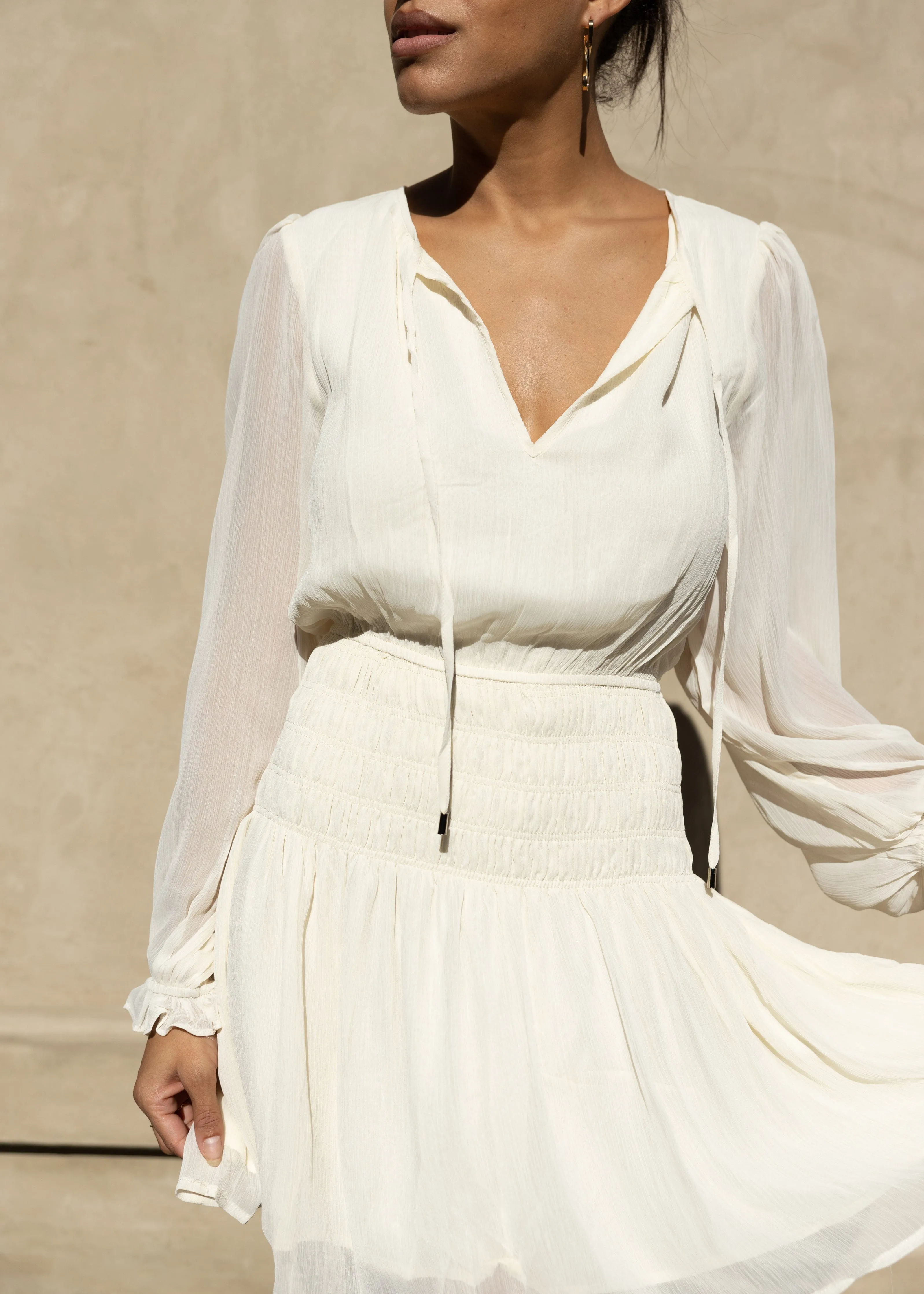 Cypress Crepe Chiffon Dress