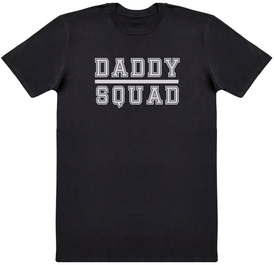 Daddy Squad - White - Mens T-Shirt - Dads T-Shirt