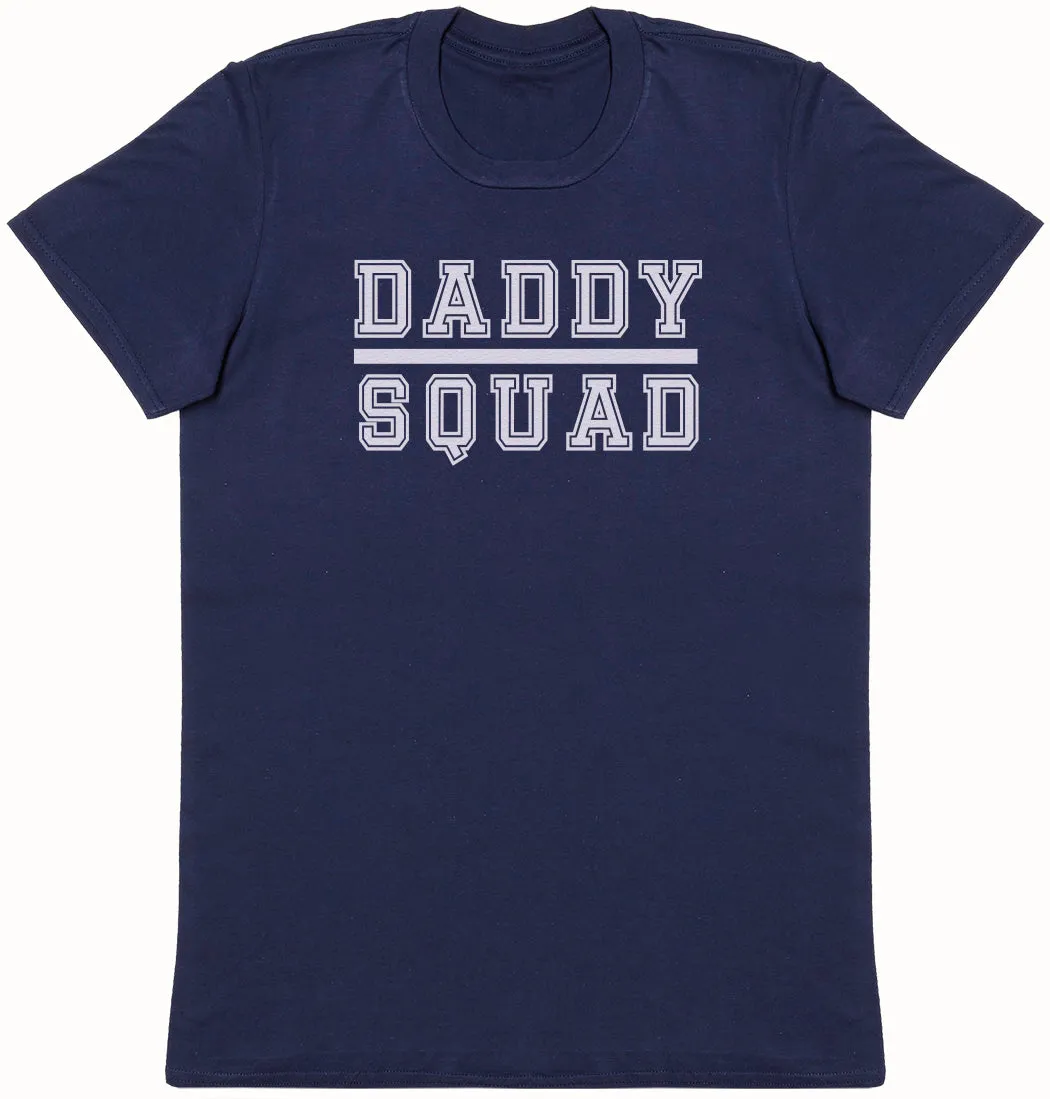 Daddy Squad - White - Mens T-Shirt - Dads T-Shirt