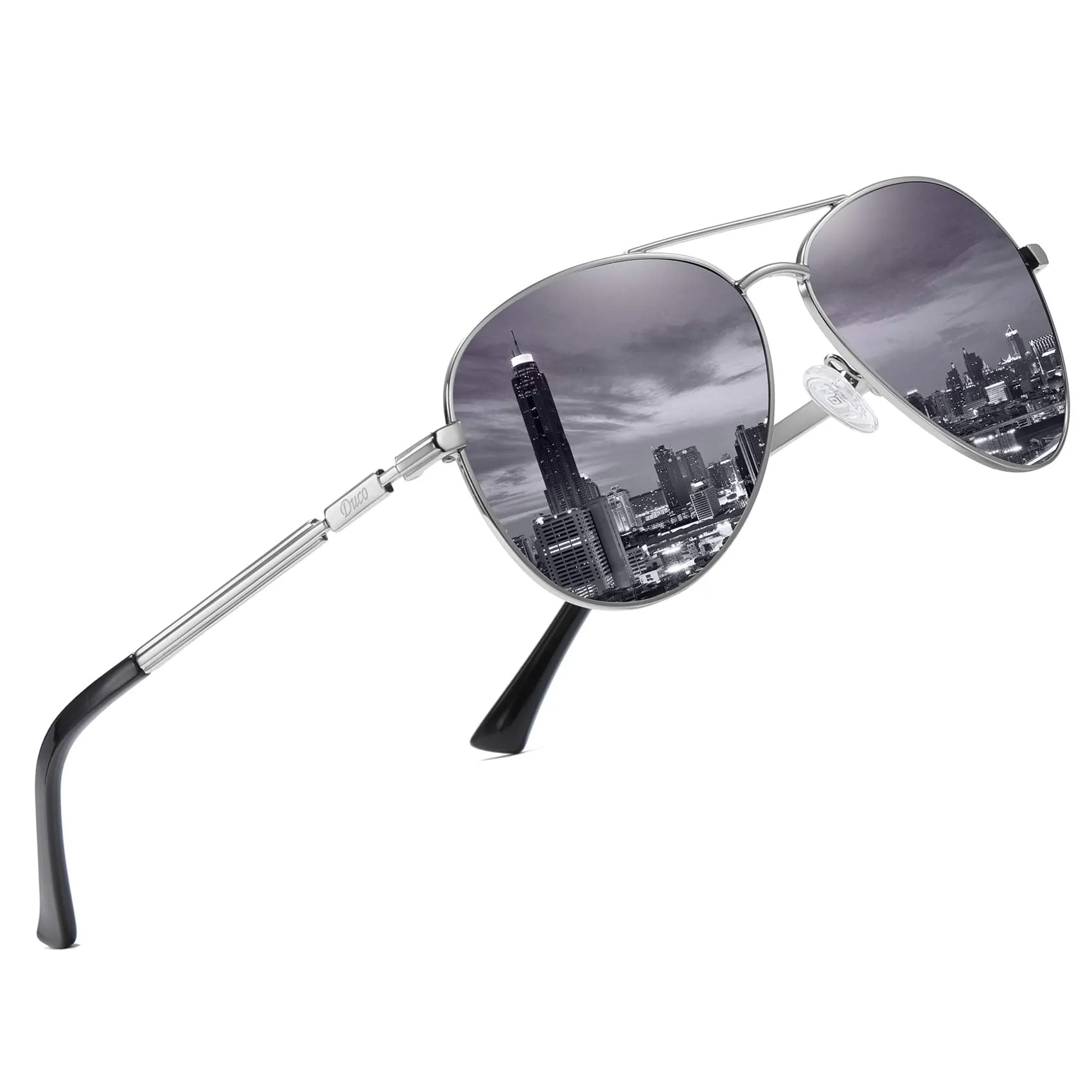 DUCO  Polarized Sunglasses for Men and Women 3025K