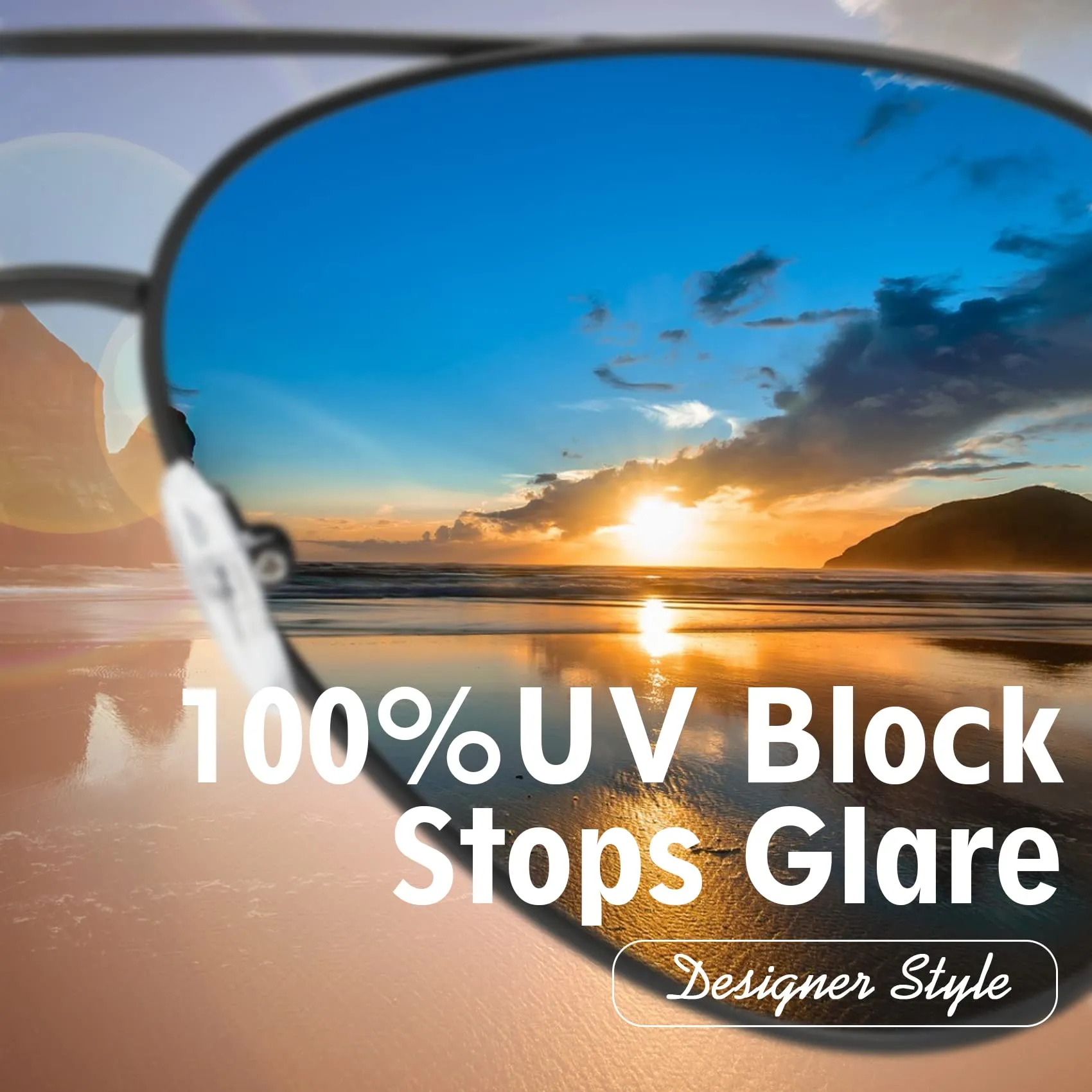 DUCO  Polarized Sunglasses for Men and Women 3025K