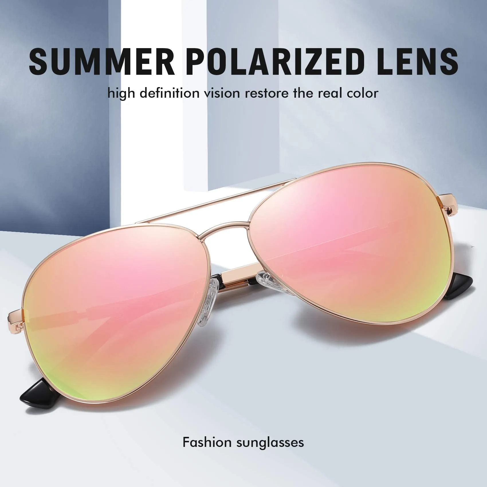 DUCO  Polarized Sunglasses for Men and Women 3025K