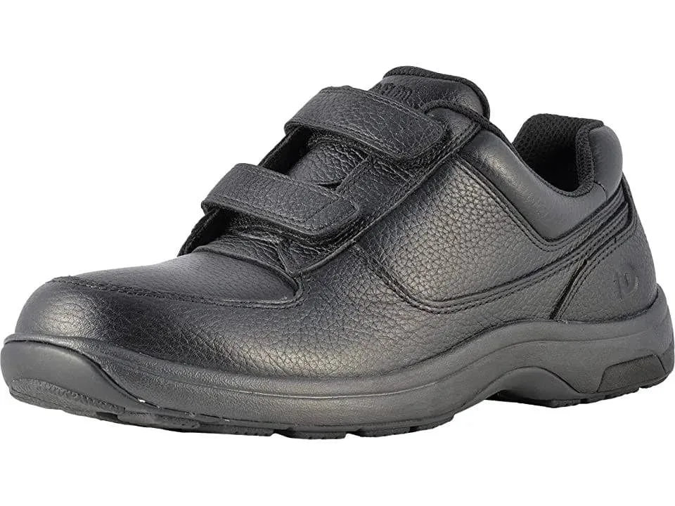 Dunham Men's Winslow Velcro Oxfords- Black