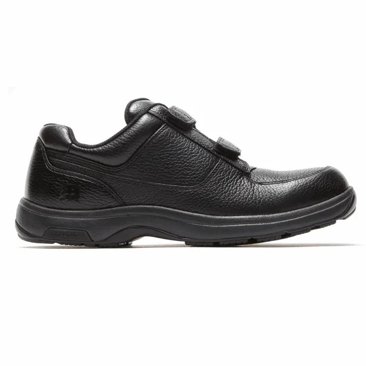 Dunham Men's Winslow Velcro Oxfords- Black