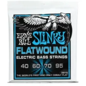 Ernie Ball 2815 Extra Slinky Flatwound Electric Bass Strings - .040-.095