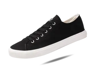 Fear0 NJ Simple Black/White Skateboard Gum Grip Skateboard Canvas Sneakers Men
