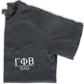 Gamma Phi Beta Dad T-Shirt - Grey