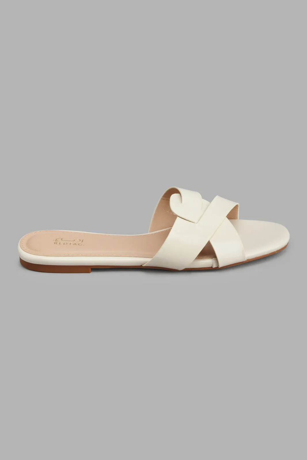 Ivory  Strappy Mule