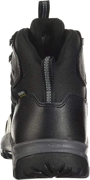 Keen Men's Basin Ridge Mid Polar Waterproof Boots- Black/ Magnet