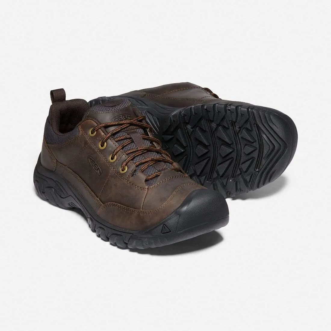 Keen Men's Targhee III Oxfords- Dark Earth/ Mulch