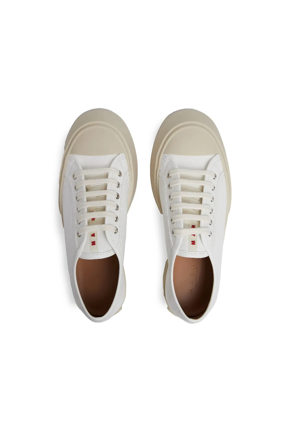 Marni Nappa Leather Pablo Sneaker 'Lily White'