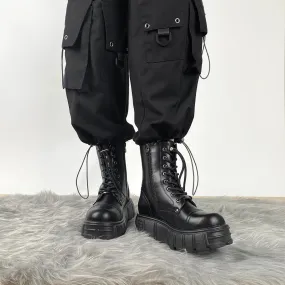 Matija Platform Ankle Combat Boots