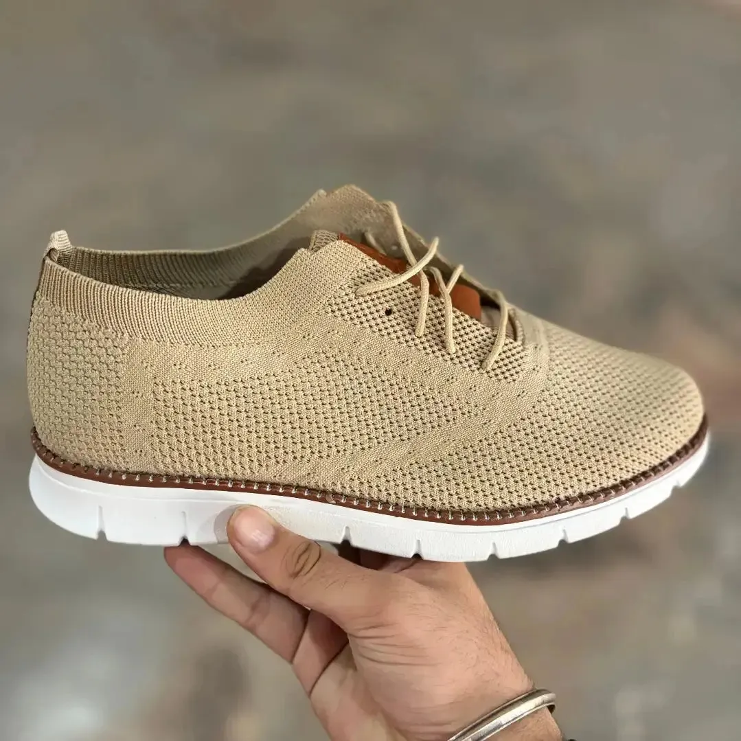 Men's Comfortable Tan Casual Shoes for Men