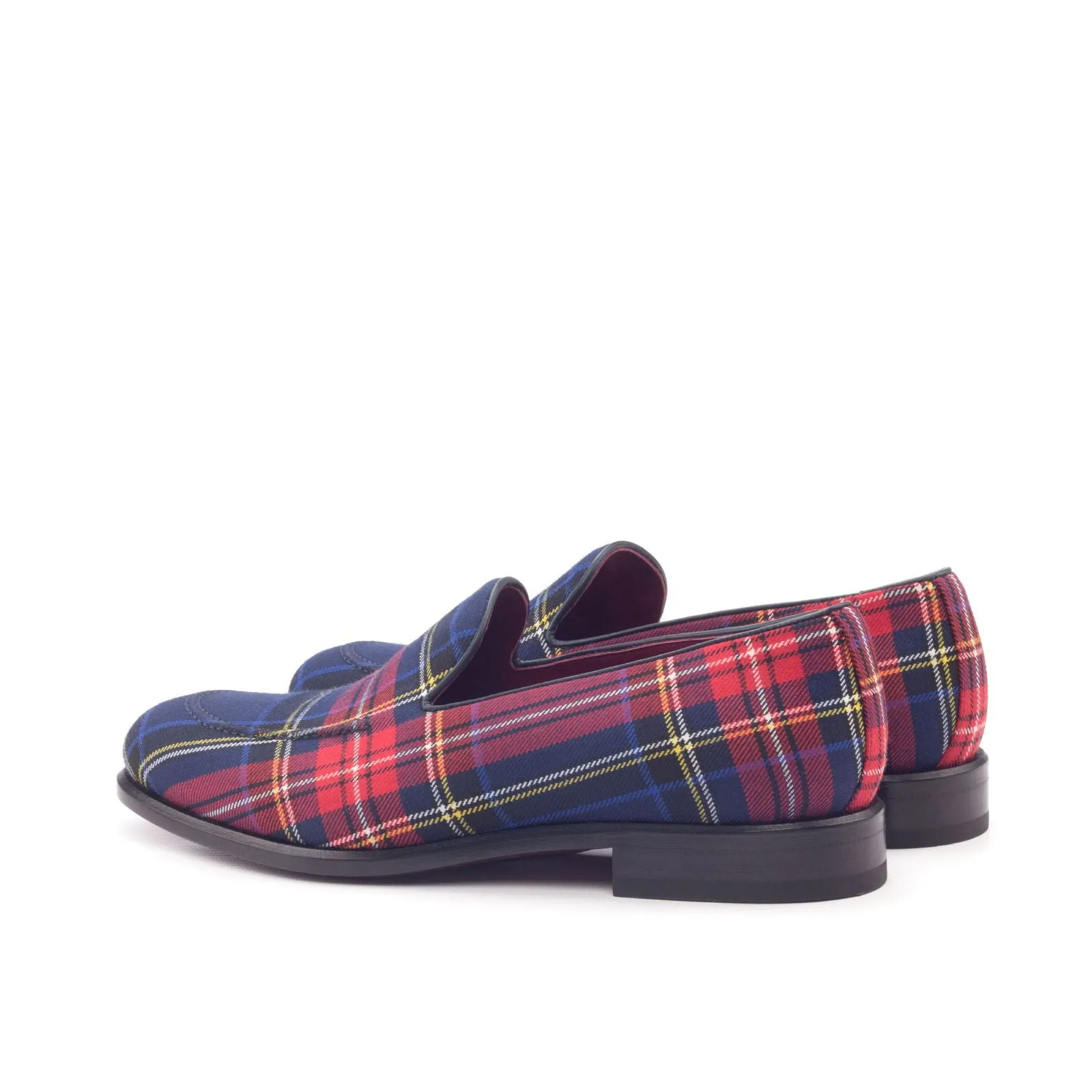 Men's Loafer Leather Shoes Wide Plus Size Blue 2984