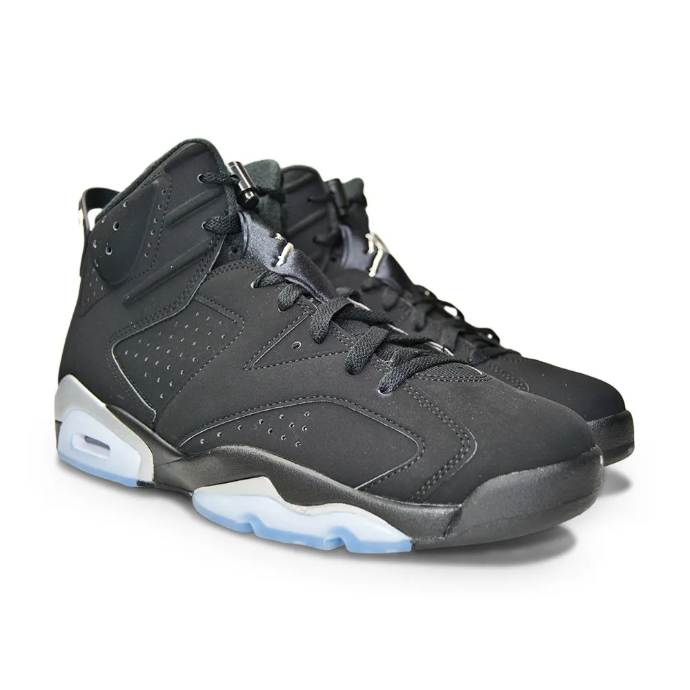 Mens Nike Jordan 6 Retro - DX2836 001 - Black Metallic Silver Black
