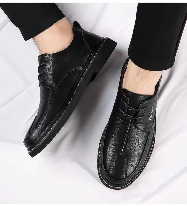 Men's Soft Sole Comfortable Casual Shoes Business Leather Shoes