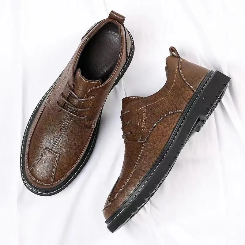 Men's Soft Sole Comfortable Casual Shoes Business Leather Shoes