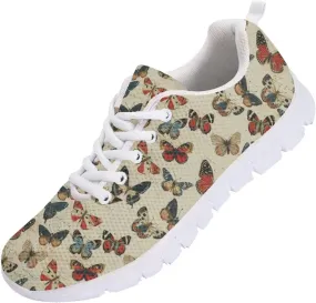 Modysero Funny Tennis Shoes for Women Outdoor Dating Daily Walking Sneaker Anti Slip Lace Up Sneakers for Ladies Footwear