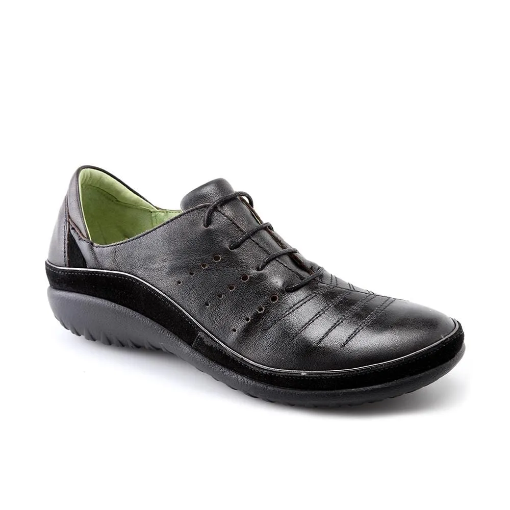 Naot Women's Kumara Lace Up Shoes- Black Combination