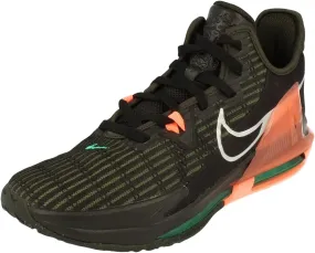 Nike Lebron Witness VI Mens Basketball Trainers CZ4052 Sneakers Shoes (UK 11 US 12 EU 46, Black Metallic Silver Sequoia 001)