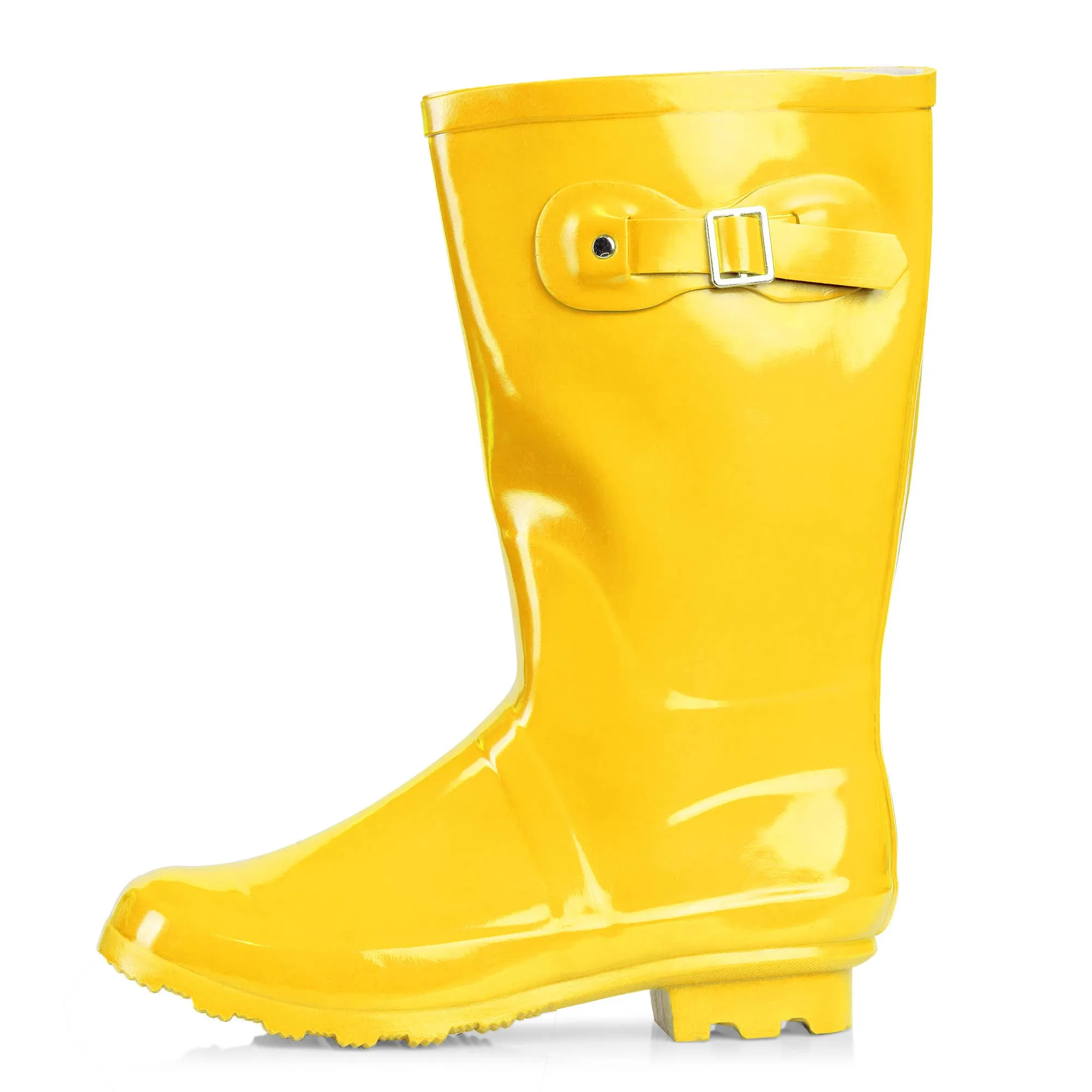 Norty Women Mid Calf 11 Rain Boot Yellow