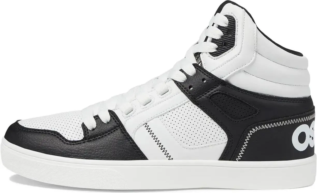 Osiris Clone Black White Black Mens Skate Hi Top Trainers