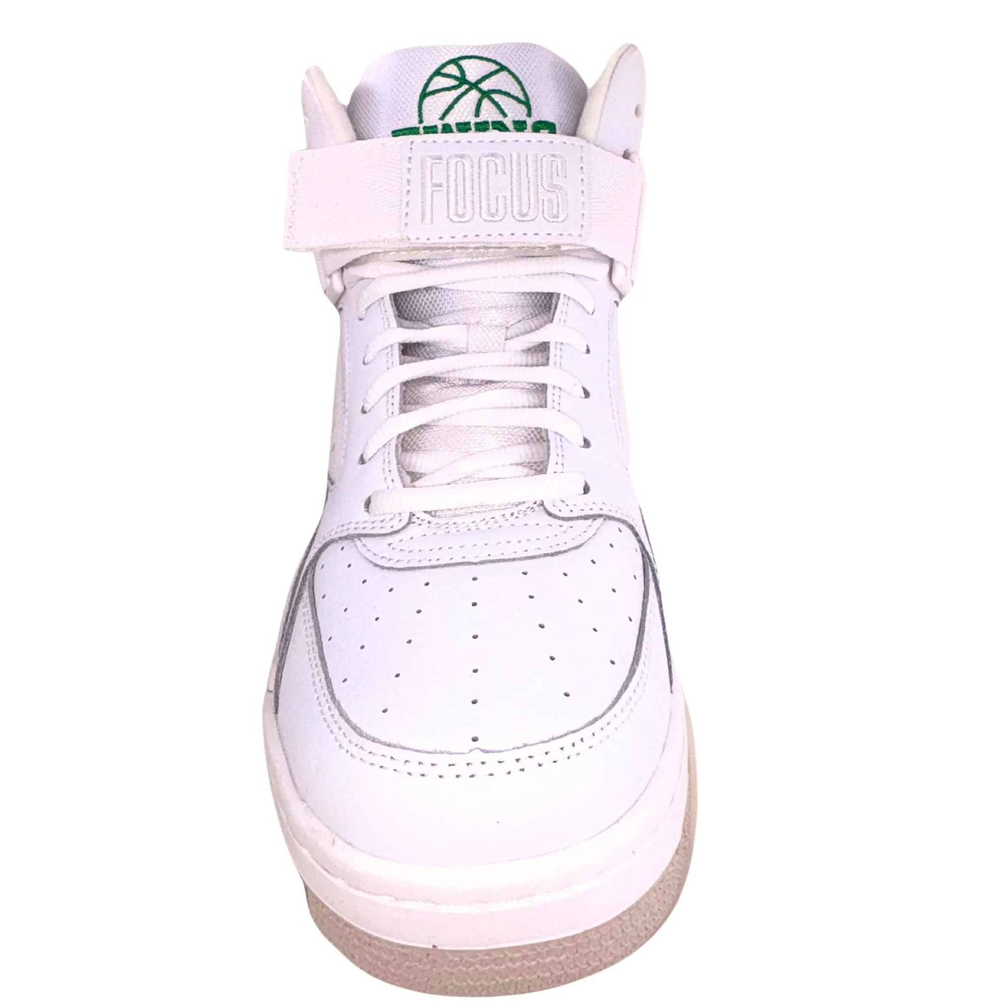 Patrick Ewing Athletics Men's 1BM01761-108 FOCUS White Green Basketball Shoes