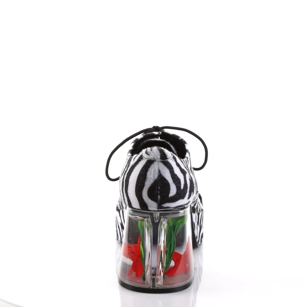 PIMP-02 Funtasma Zebra Fur Men's Shoes