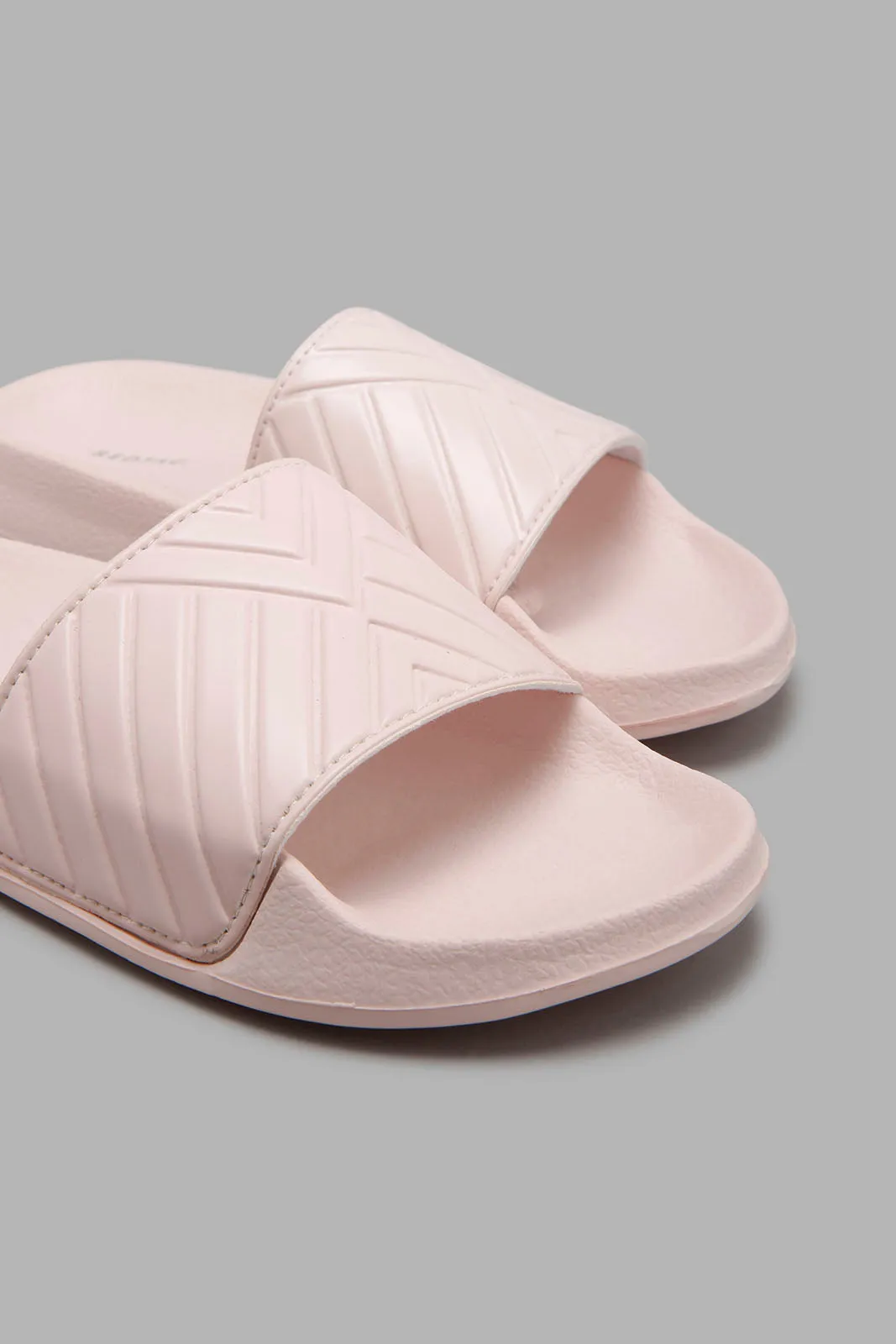 Pink Textured Upper Slide