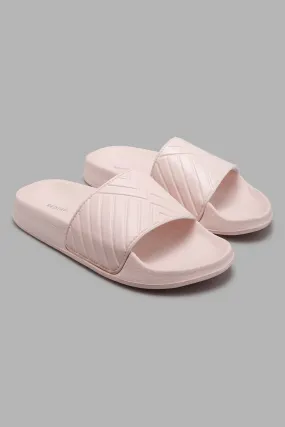 Pink Textured Upper Slide