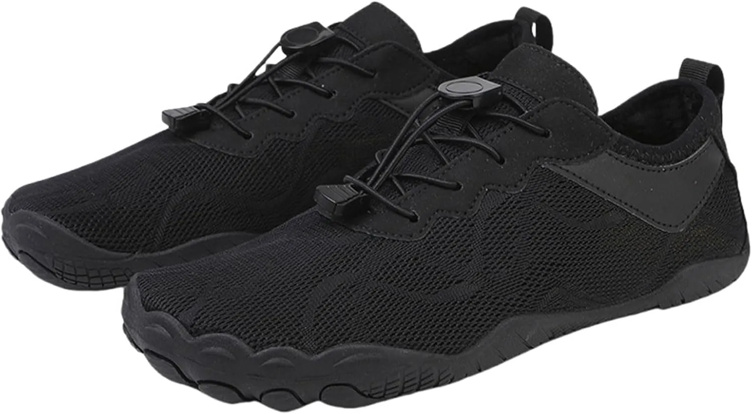 Smoneyful Womens Barefoot Wide Toe Box Breathable Healthy Non Slip Zero Drop Water Beach Walking Hiking Sneakers Footwear