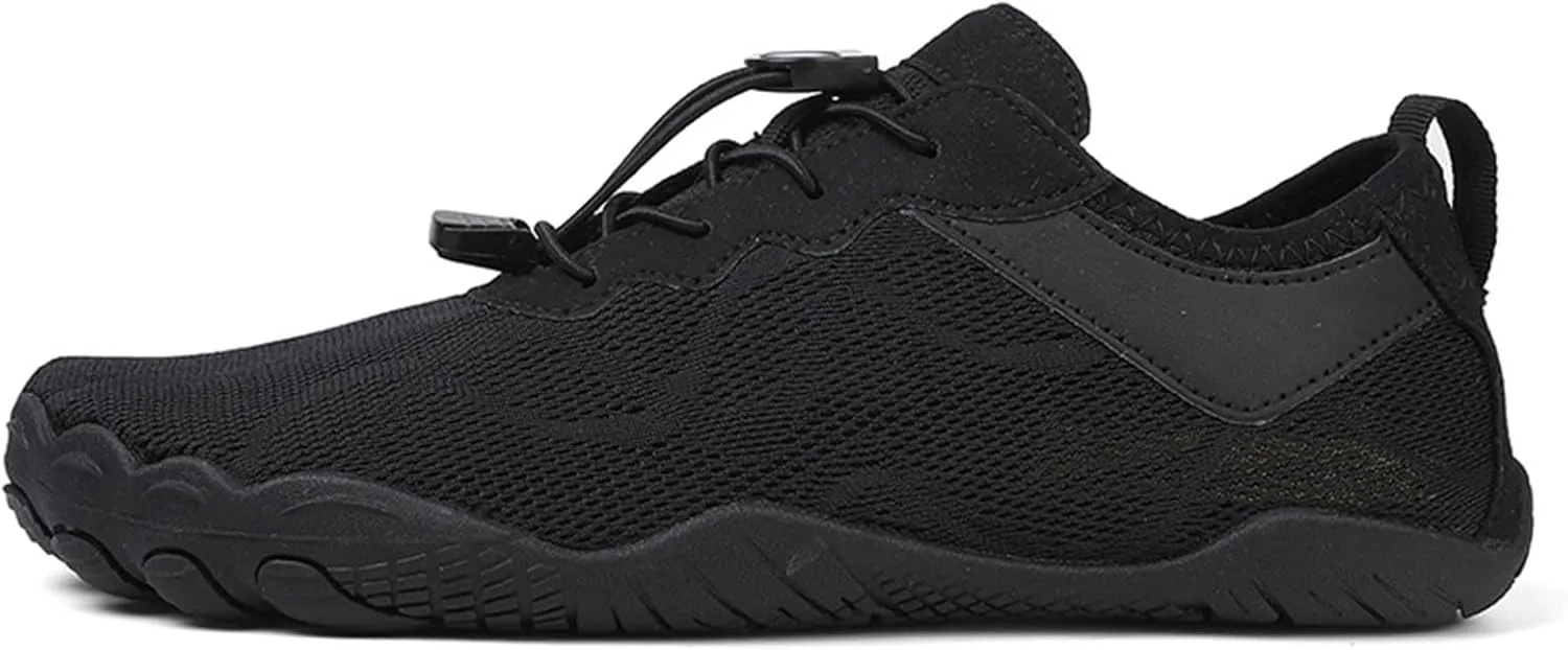 Smoneyful Womens Barefoot Wide Toe Box Breathable Healthy Non Slip Zero Drop Water Beach Walking Hiking Sneakers Footwear