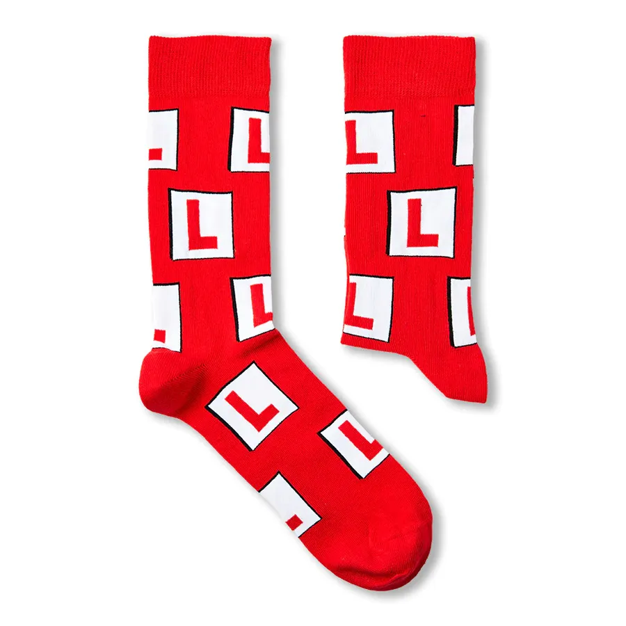 Unisex L Plates Socks