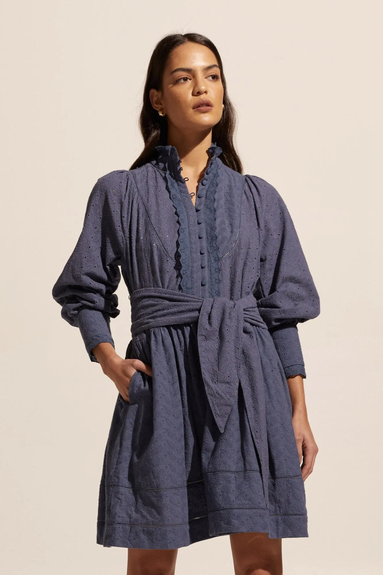 Valour Dress in Harbour