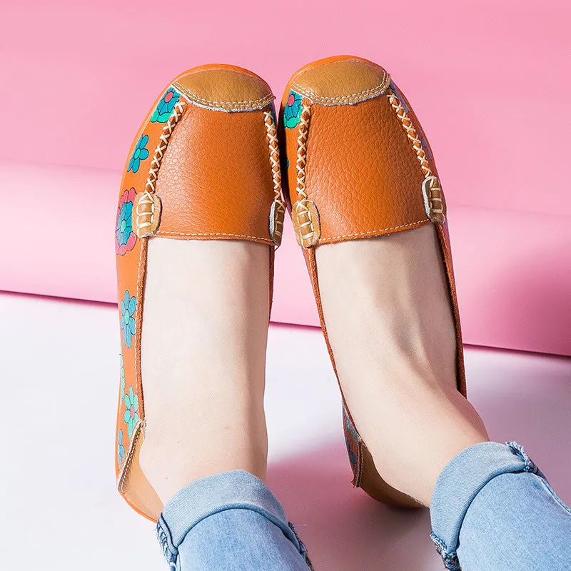 Vanccy Soft Surface Comfortable Casual Flat Shoes