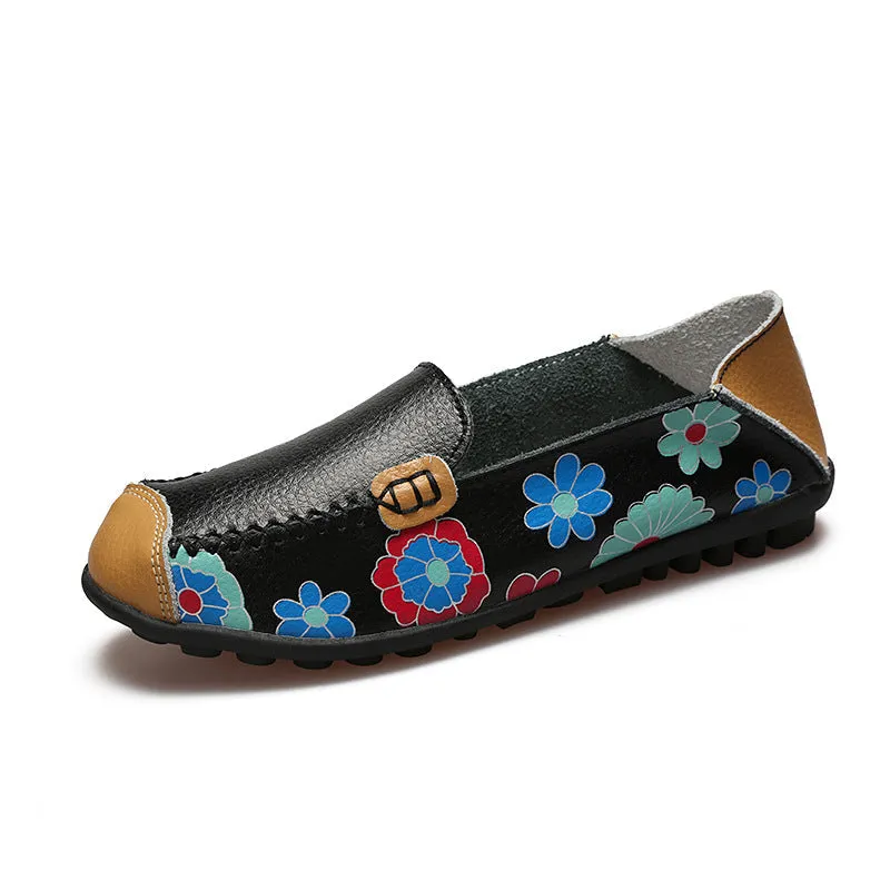 Vanccy Soft Surface Comfortable Casual Flat Shoes