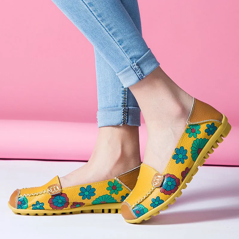 Vanccy Soft Surface Comfortable Casual Flat Shoes