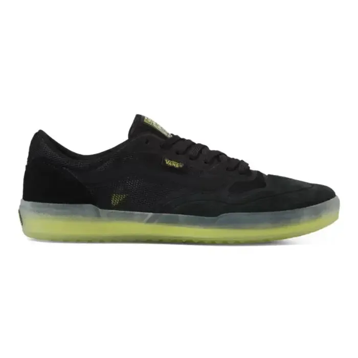 VANS AVE SKATE SHOES - BLACK/SULPHUR