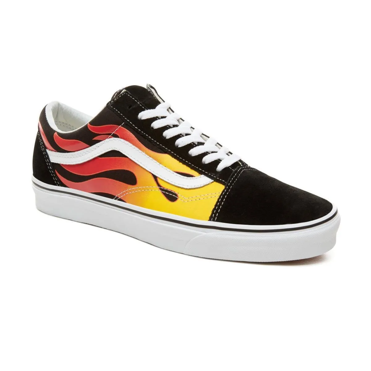 Vans Old Skool Flame VN0A38G1PHN1 Men's Black Low Top Skateboard Shoes C1783
