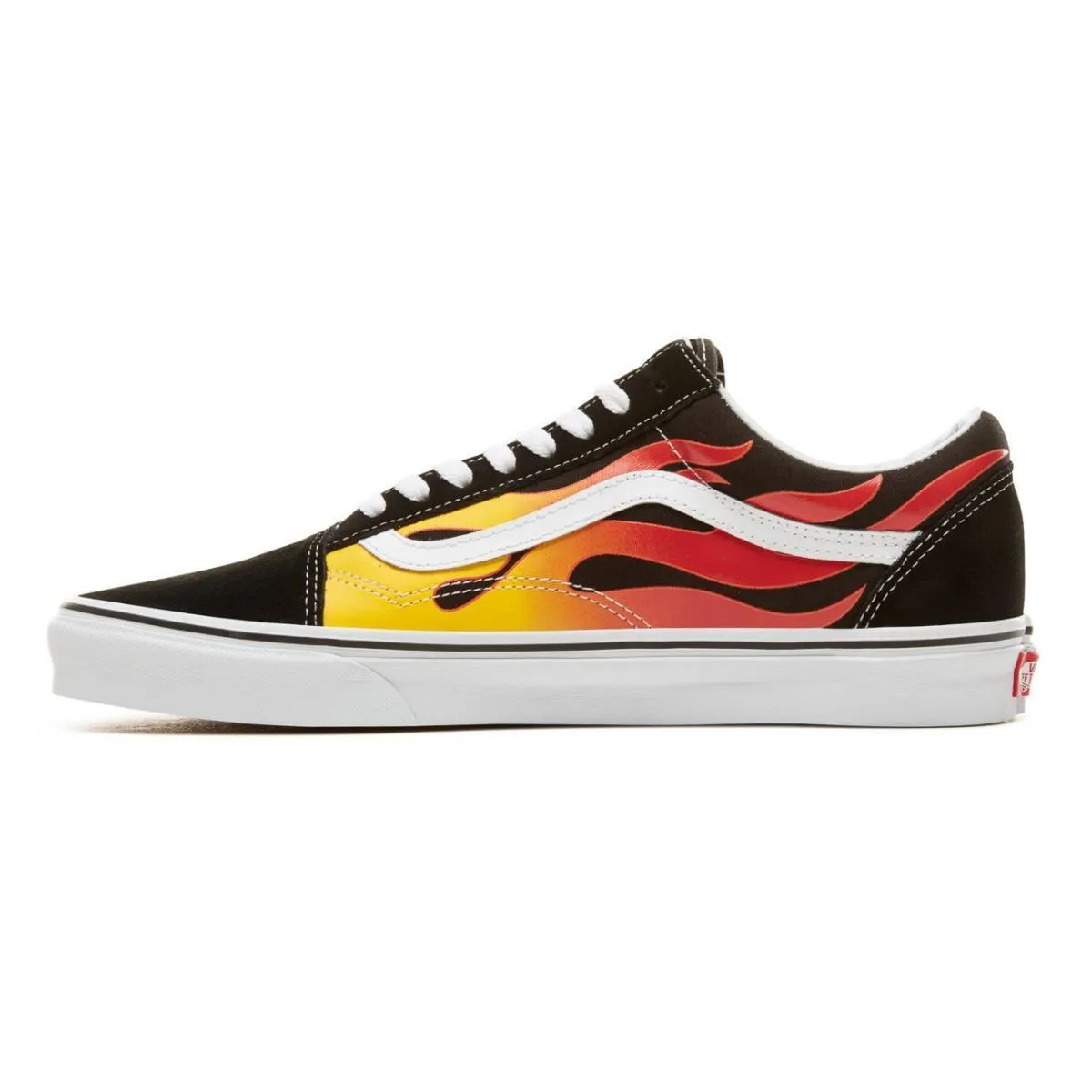 Vans Old Skool Flame VN0A38G1PHN1 Men's Black Low Top Skateboard Shoes C1783